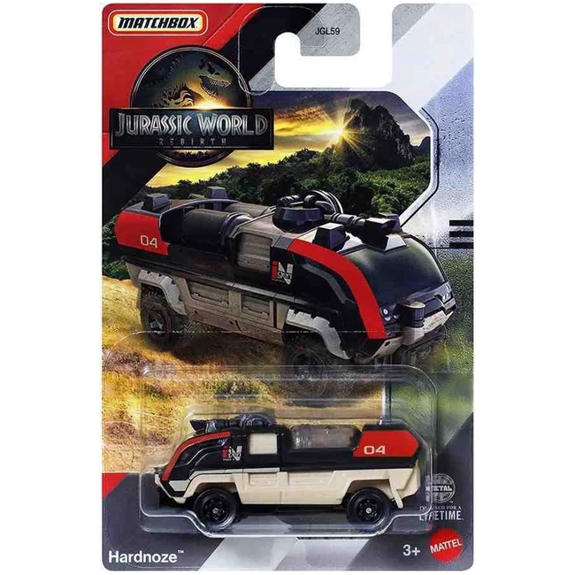 Matchbox Jurassic World: Hardnoze kisautó 1/64 – Mattel