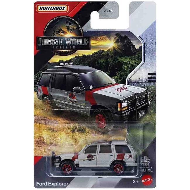 Matchbox Jurassic World: Ford Explorer kisautó 1/64 – Mattel