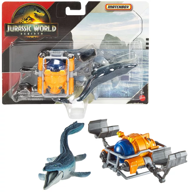 Matchbox Jurassic World: Mosasaurus dinó szállító jármű – Mattel