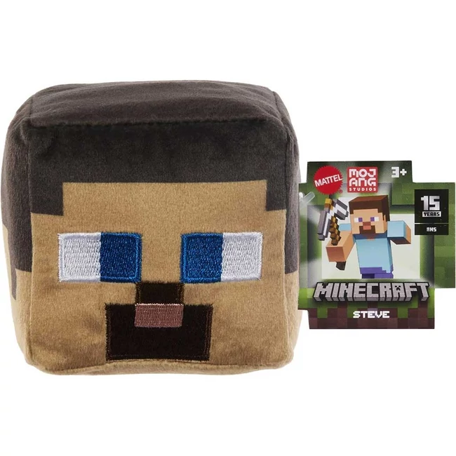 Minecraft Blocks plüss figura - Steve figura - Mattel