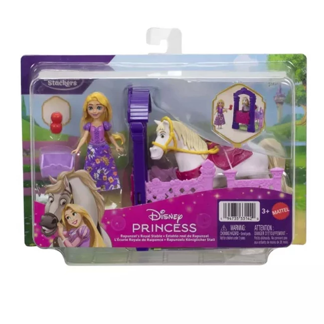 Disney Hercegnők: Mini Aranyhaj hercegnő királyi lovardája – Mattel