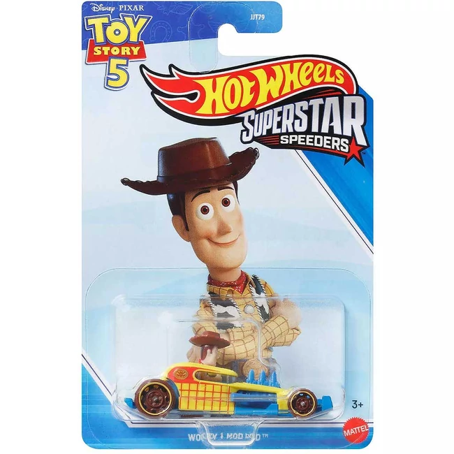 Hot Wheels: Superstar Speeders Toy Story 5 Woody kisautó 1/64 - Mattel