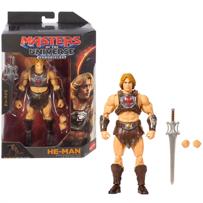 Masters of the Universe: Az univerzum védelmezői He-Man akciófigura kiegészítőkkel 16,5 cm – Mattel