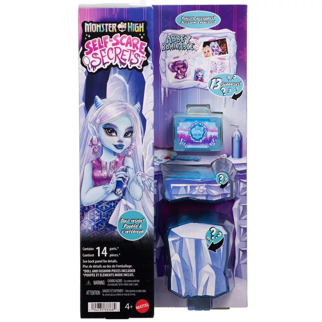 Monster High Rémségápolás Abbey Bominable baba kiegészítőkkel – Mattel