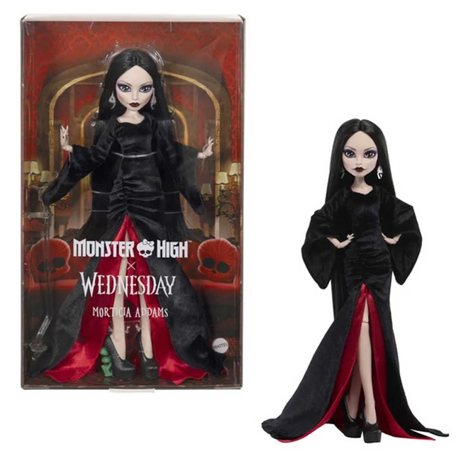 Monster High: Wednesday Mortica Adams baba 28cm - Mattel