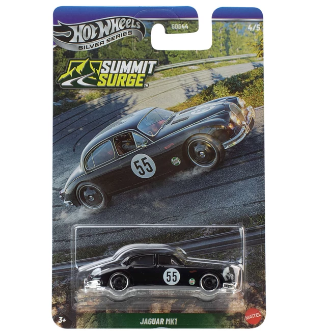 Hot Wheels Silver Series: Jaguar MK1 kisautó 1/64 – Mattel