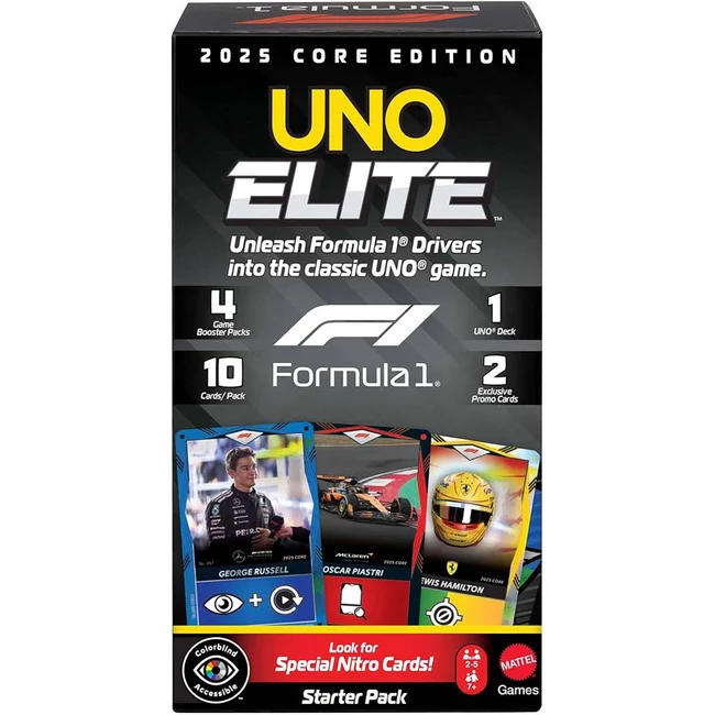 UNO Elite F1 kártyajáték – Mattel