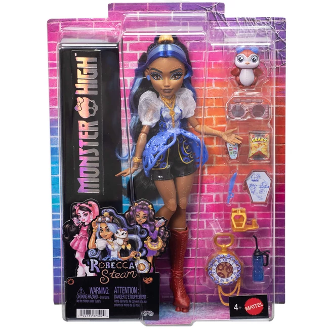 Monster High: Robecca Steam baba kiegészítőkkel – Mattel