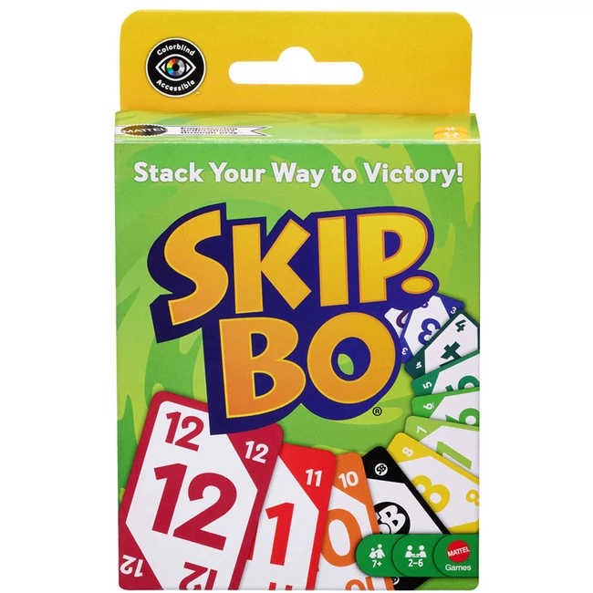 SKIP-BO kártyajáték - Mattel