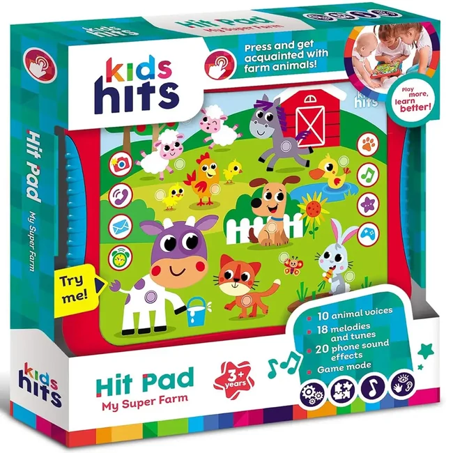 Kids Hits: Hit Pad – Szuper farmom interaktív tanulójáték
