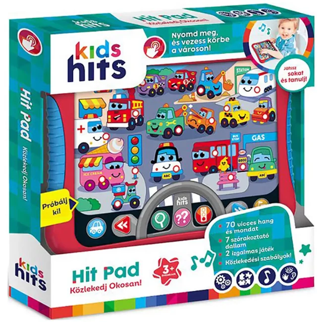 Kids Hits: Hit Pad – Közlekedj okosan! interaktív tanulójáték