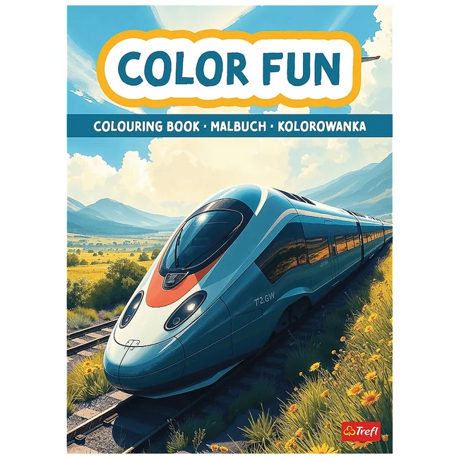Vonatok és repülők kifestőkönyv – Trefl