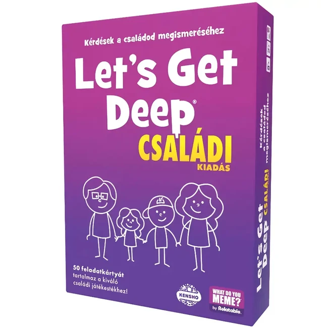 Let's Get Deep társasjáték – Családi kiadás