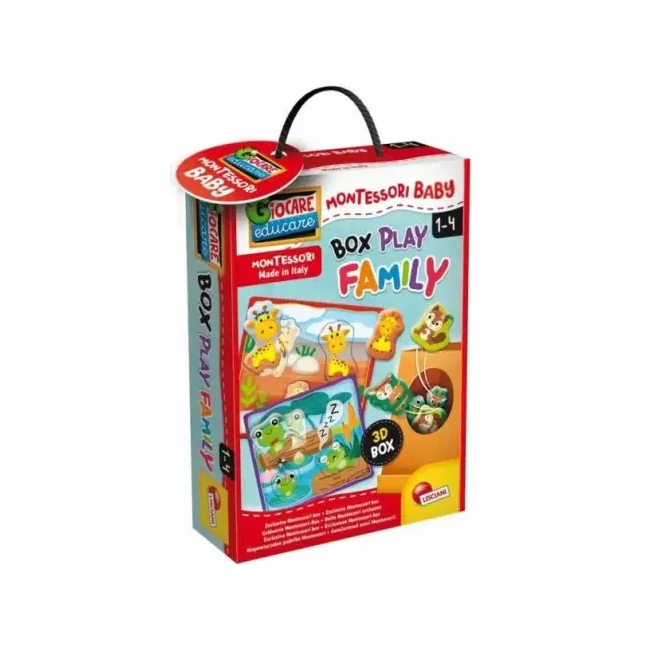 Montessori: Baby Box készségfejlesztő formaillesztő puzzle – Állatok