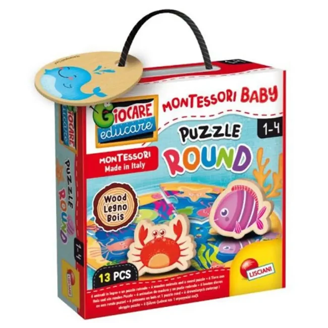 Montessori baby puzzle – Tengeri állatok