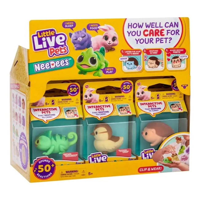 Little Live Pets: Needees Gyűjthető interaktív kiskedvencek többféle 1 db