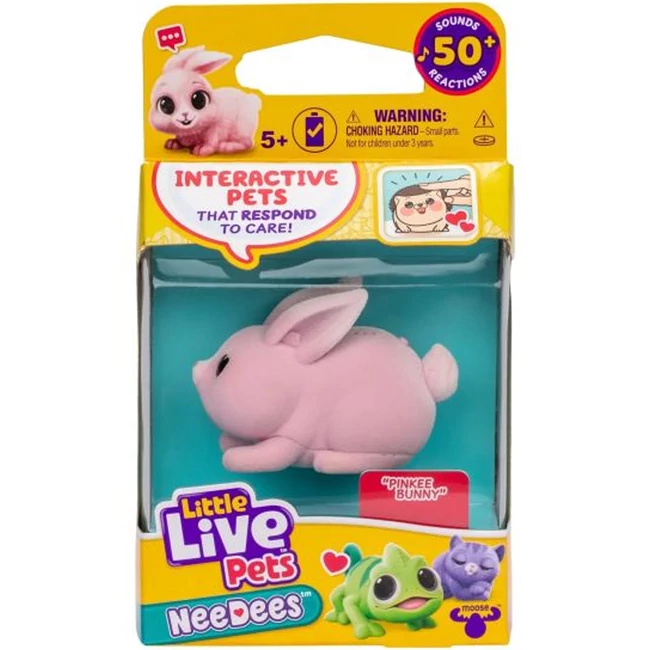 Little Live Pets: Needees Gyűjthető kiskedvencek – Pinkee nyuszi