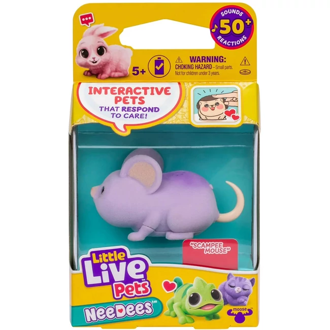 Little Live Pets: Needees Gyűjthető kiskedvencek – Scampee egér