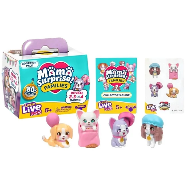 Little Live Pets: Mama Surprise – Örökbefogadás meglepetés szett