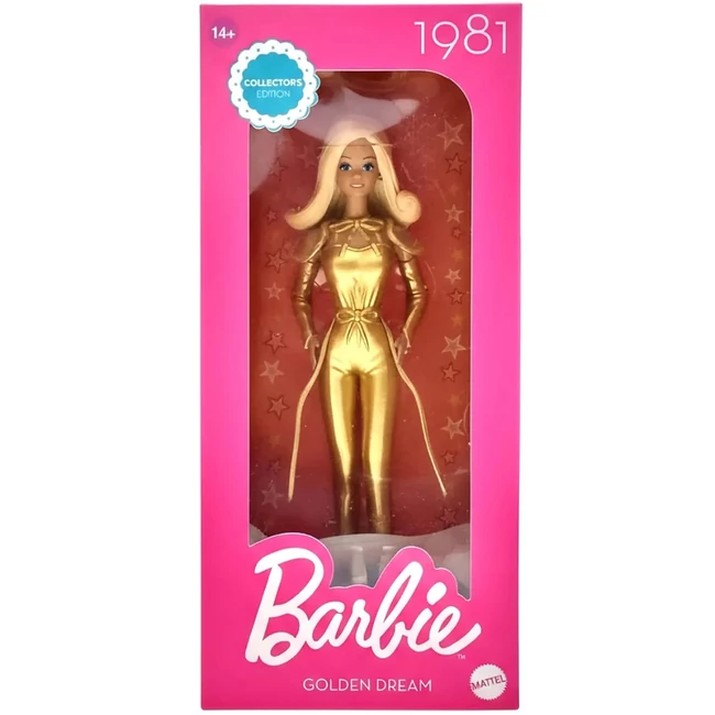 Barbie Golden Dream 1981 gyűjtői baba 15cm