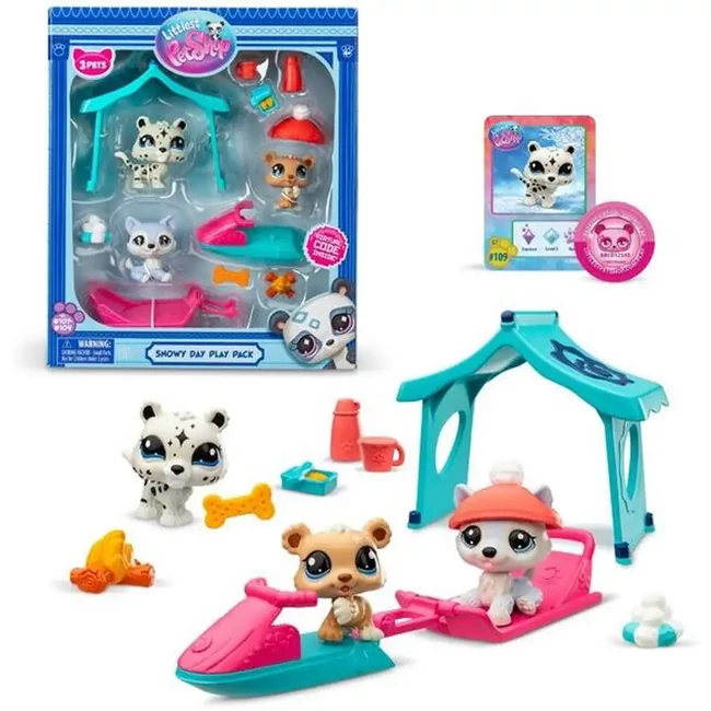Littlest Pet Shop: Havas nap 3 db-os figura csomag 2.széria