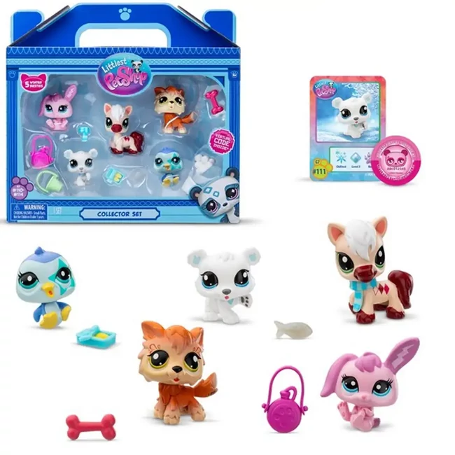 Littlest Pet Shop: Téli barátok 5 db-os figura csomag 2.széria