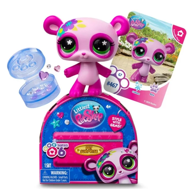 Littlest Pet Shop meglepetés figura kiegészítőkkel 6. széria