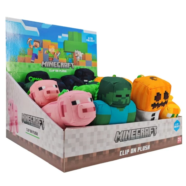 Minecraft 13 cm-es plüss figurák több változatban 1 db