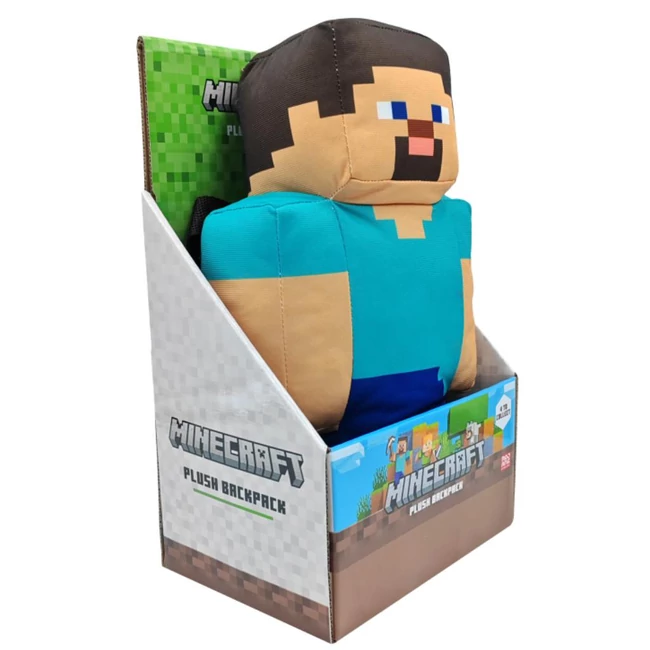 Minecraft plüss hátizsák 30 cm-es több változatban