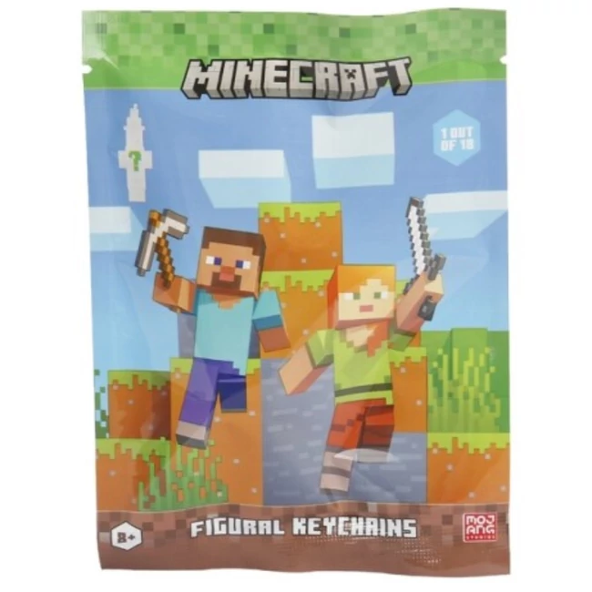 Minecraft kulcstartó meglepetéscsomag 1 db