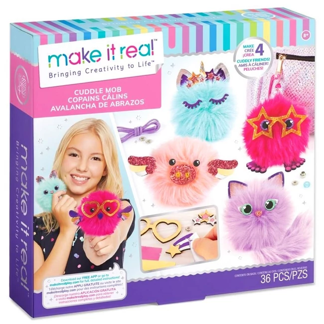 Make It Real: Cuki szőrgombóc készítő szett 4 db-os
