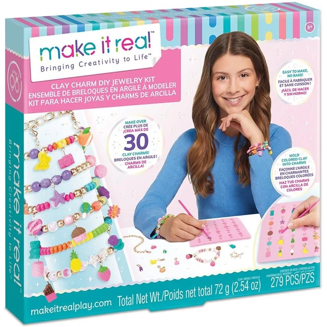 Make It Real: Gyurma charm ékszerkészítő készlet
