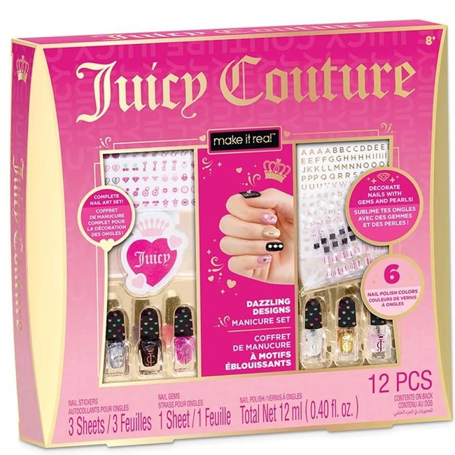 Make It Real: Juicy Couture szikrázó körmök manikűr szett