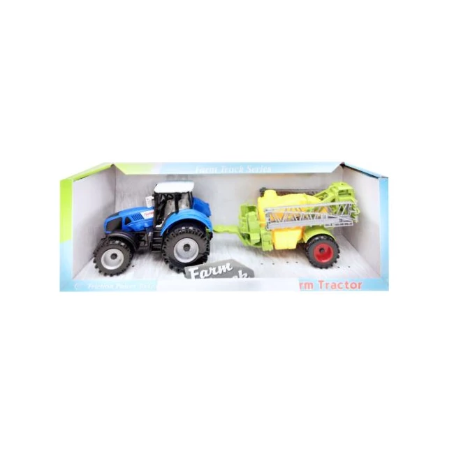 Farm traktor szerelvény permetező utánfutóval