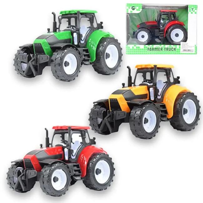 Farm traktor zöld színben