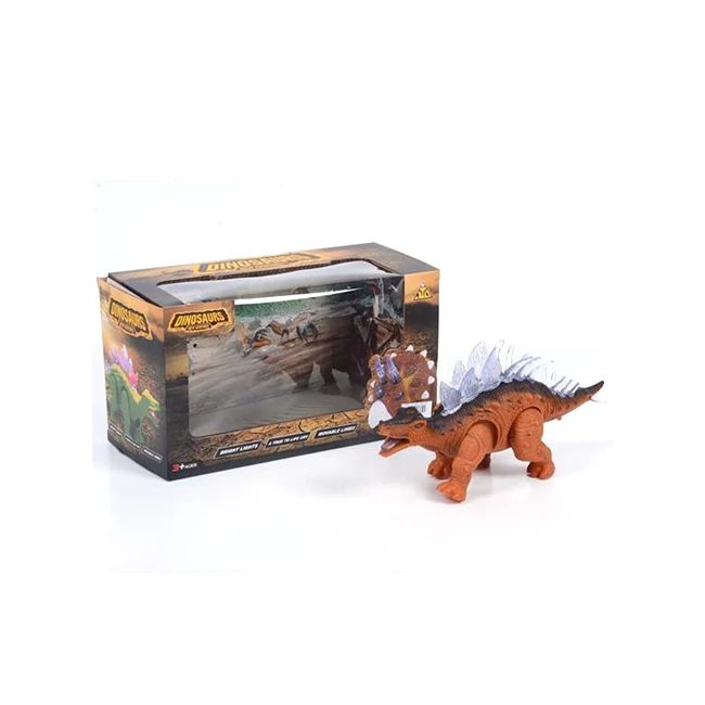 Sztegoszaurusz dinoszaurusz figura fény effektekkel