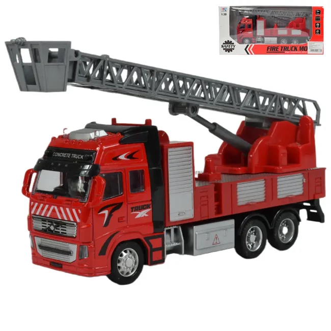 Létrás tűzoltóautó fénnyel 1/38