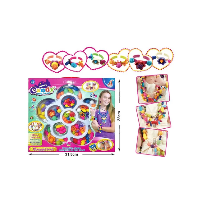 Candy ékszerkészítő szett 105 db-os