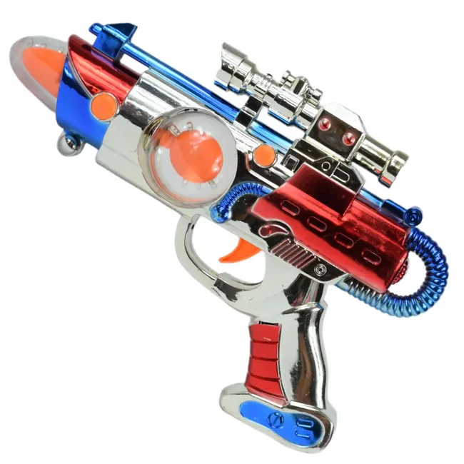 Space Warrior: Elektromos űrpisztoly távcsővel, fénnyel és hanggal 27 cm