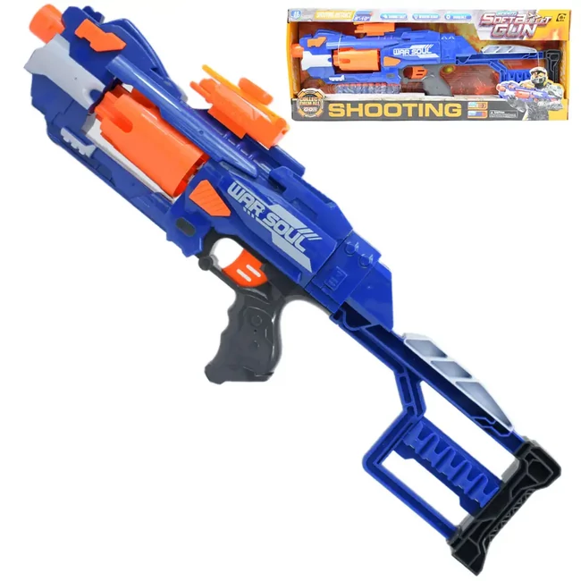 Soft Bullet Gun Forgótáras szivacslövő fegyver szett