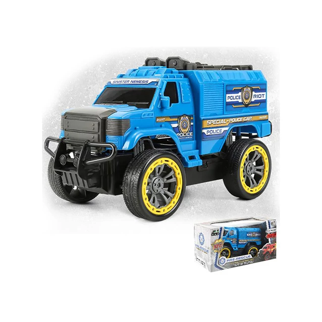 RC Távirányítós Off-Road rendőrségi járgány 4 különböző funkcióval