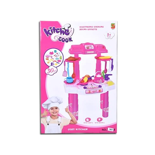 Kitchen Cook Pink játékkonyha fénnyel és hanggal