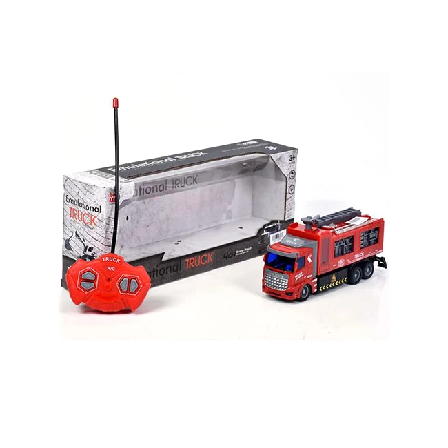 RC távirányítós tűzoltóautó fénnyel 22 cm