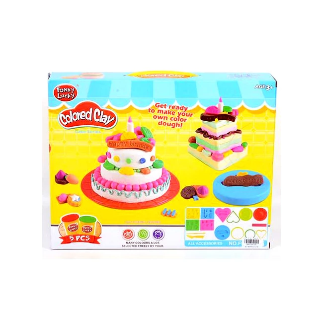 Funny Lucky szülinapi torta gyurma szett
