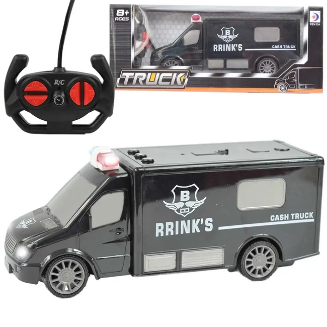 RC Távirányítós páncélautó fénnyel és hanggal 1/24