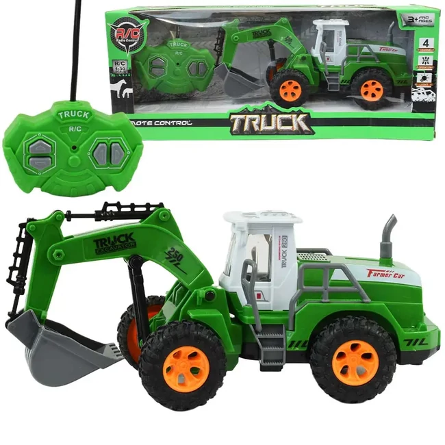 RC Markoló távirányítós munkagép négy funkcióval 1/30