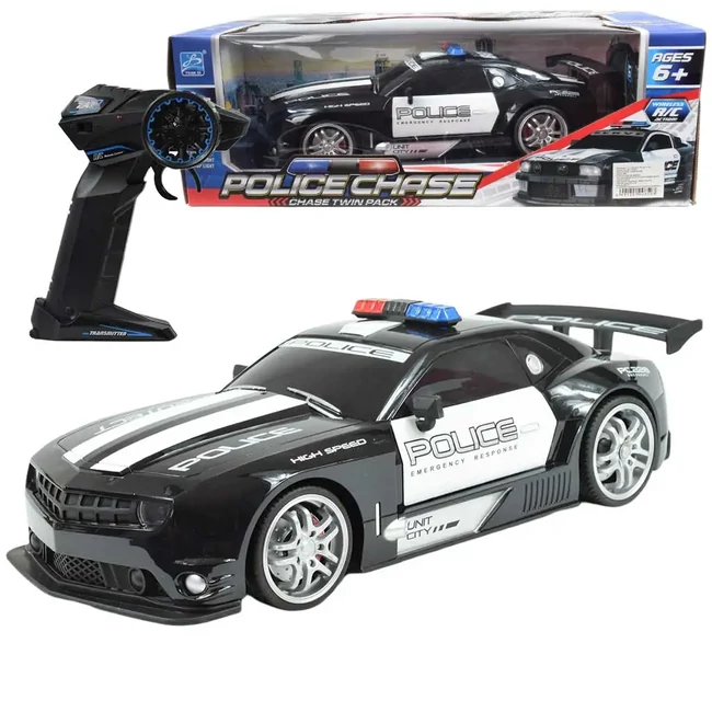 RC rendőrautó fénnyel 1/12 2,4GHz