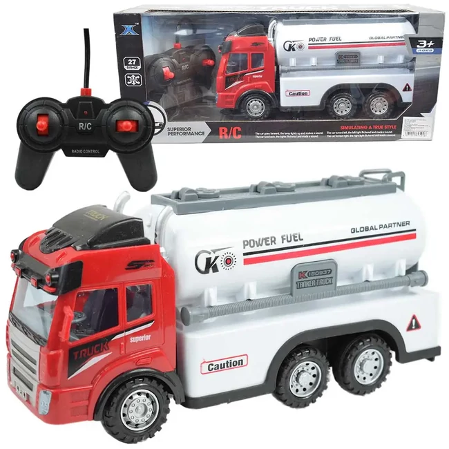 RC Távirányítós tartálykocsi fénnyel 1/43