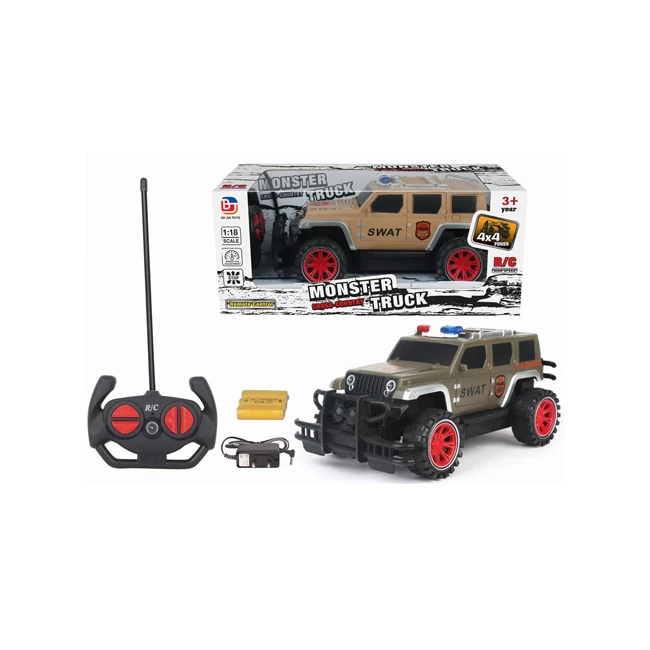 RC SWAT távirányítós terepjáró négy funkcióval 1/18
