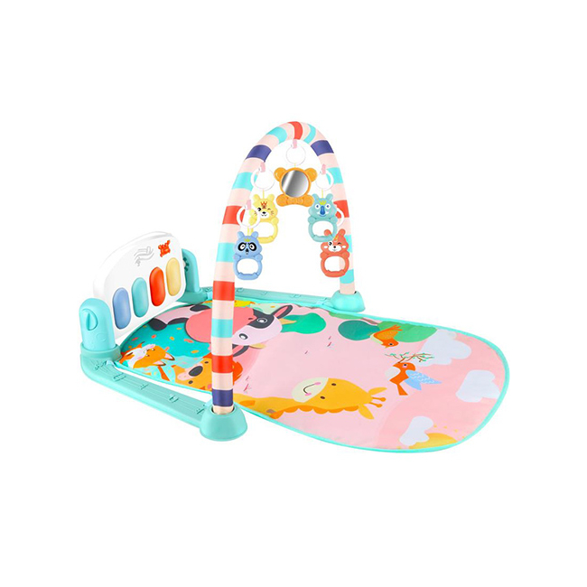 Baby Fitness állatmintás játszószőnyeg rugdosható zongorával és hangeffektekkel